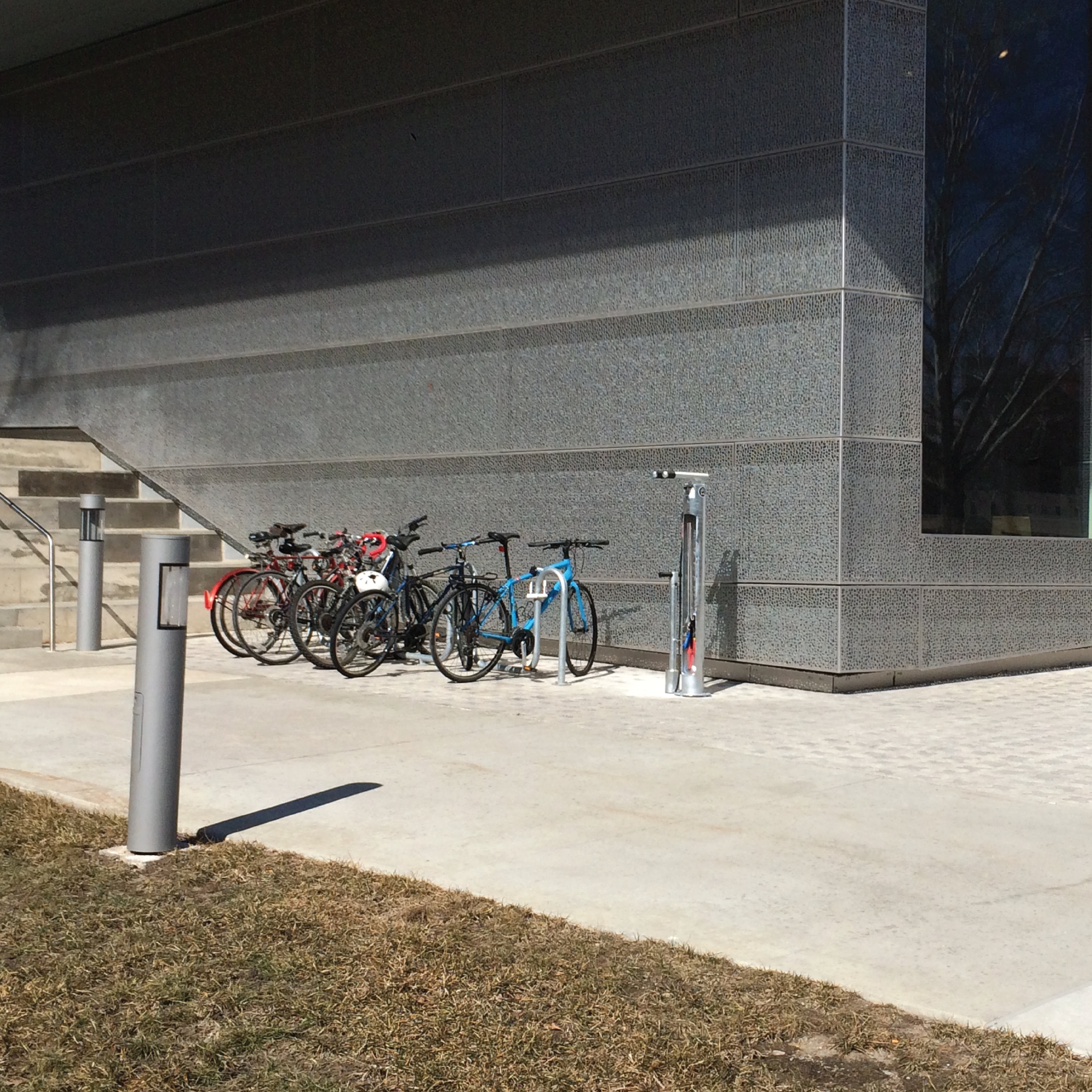 bicycle racks