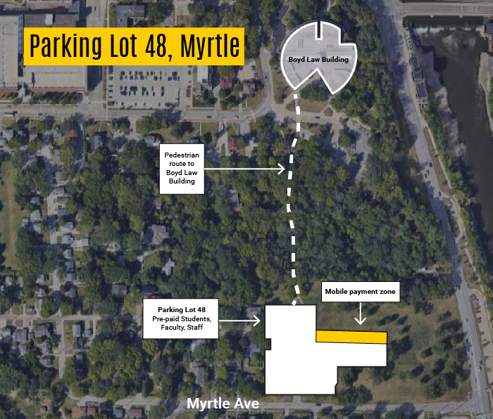 Parking map of Lot 48 at Myrtle Avenue