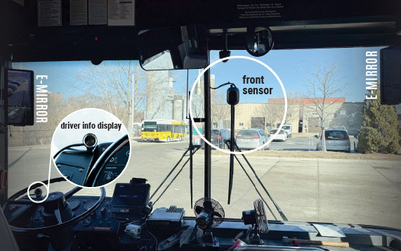 an interior diagram of new safety features