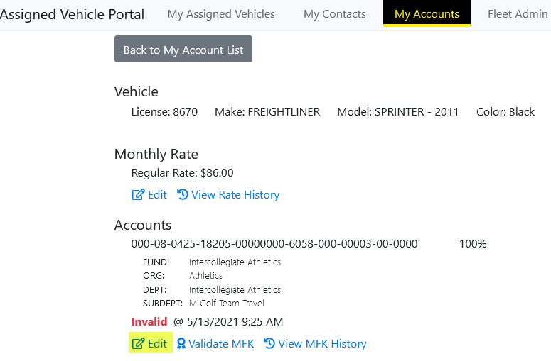 Example image of MFK update page.