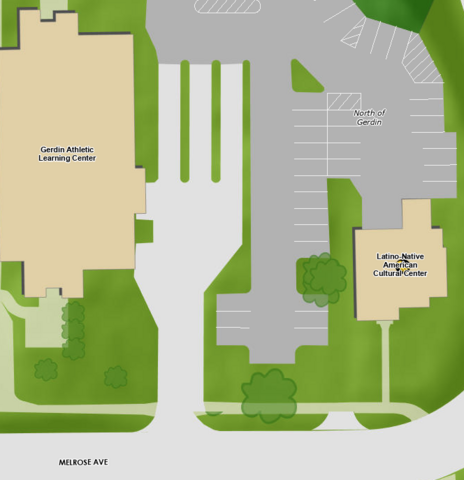 Parking map at Lot 14