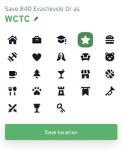 Transit app icons